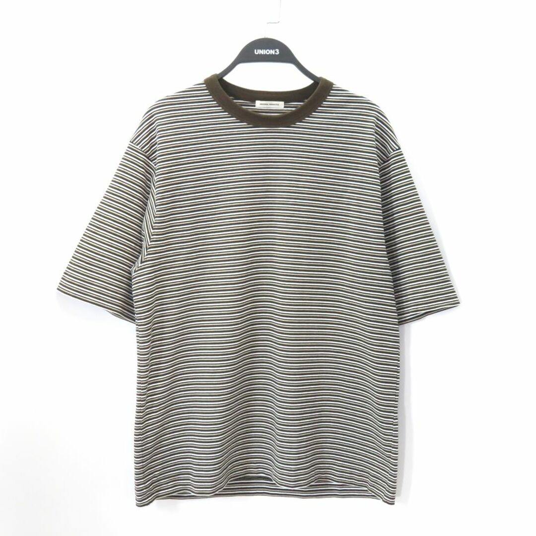 UNIVERSAL PRODUCTS(ユニバーサルプロダクツ)のUNIVERSAL PRODUCTS MULTI BORDER S/S T-SHIRT ボーダー Tシャツ ロゴ 大名店 メンズのトップス(Tシャツ/カットソー(半袖/袖なし))の商品写真