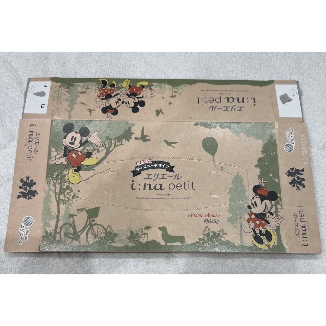 Disney(ディズニー)のディズニー ミッキー ティッシュボックス エリエール 数量限定デザイン 空箱 エンタメ/ホビーのおもちゃ/ぬいぐるみ(キャラクターグッズ)の商品写真