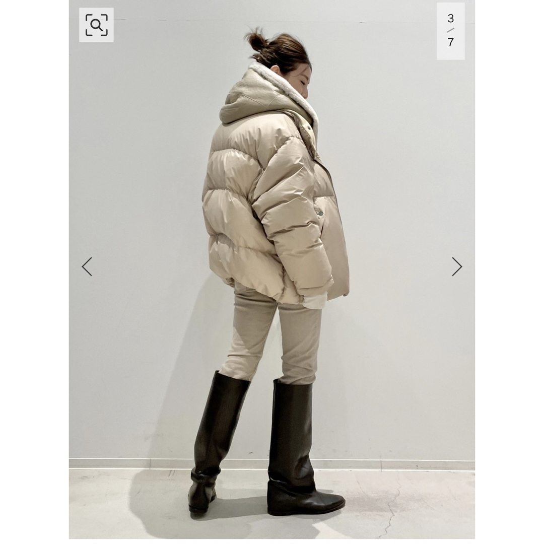 L'Appartement DEUXIEME CLASSE(アパルトモンドゥーズィエムクラス)のL'Appartement PELLESSIMO2Way Down JACKET レディースのジャケット/アウター(ダウンジャケット)の商品写真