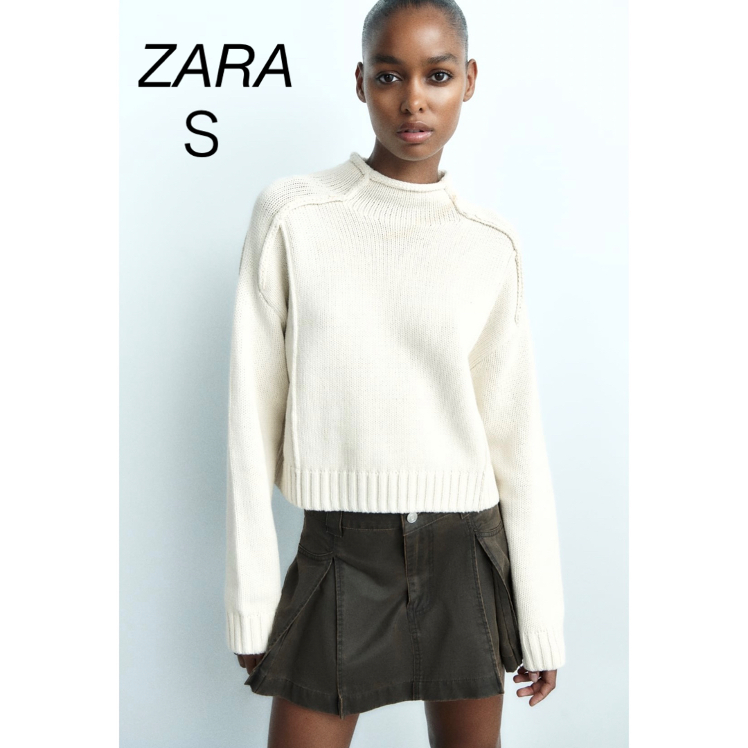 ZARA - ZARA ビジブル ニットセーターの通販 by てぃーひー｜ザラなら