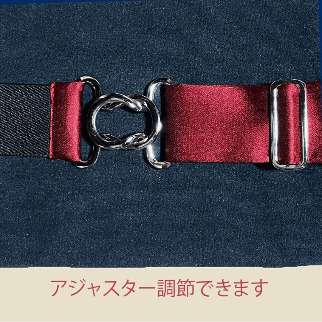 京都西陣織シルク100%✨カマーベルトと蝶ネクタイ メンズのファッション小物(ネクタイ)の商品写真