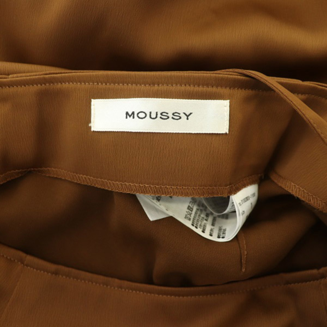 moussy(マウジー)のマウジー 23SS WAIST TIE SATIN ラップスカート ロング レディースのスカート(ロングスカート)の商品写真