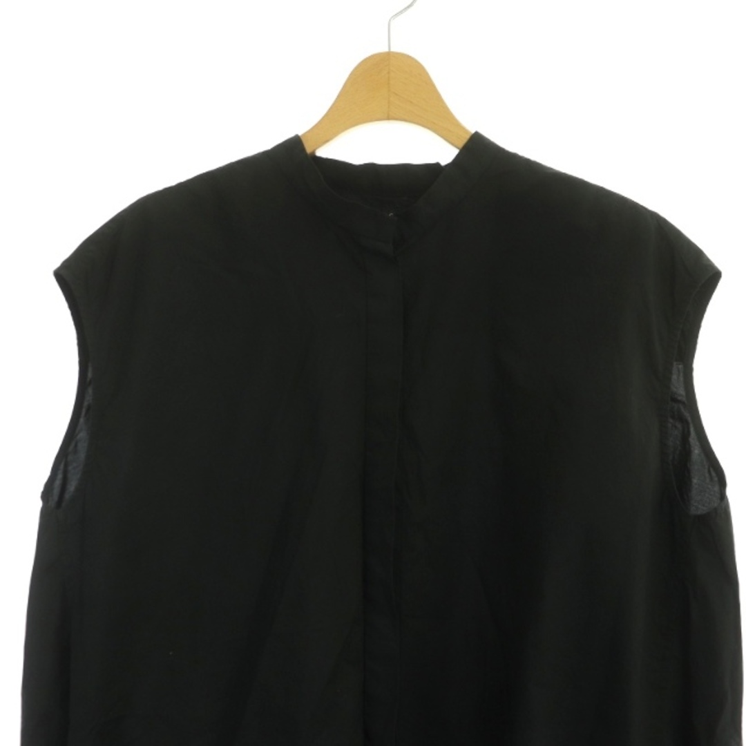 JOURNAL STANDARD(ジャーナルスタンダード)のジャーナルスタンダードレサージュ 21SS ノースリーブシャツ ブラウス 黒 レディースのトップス(シャツ/ブラウス(半袖/袖なし))の商品写真