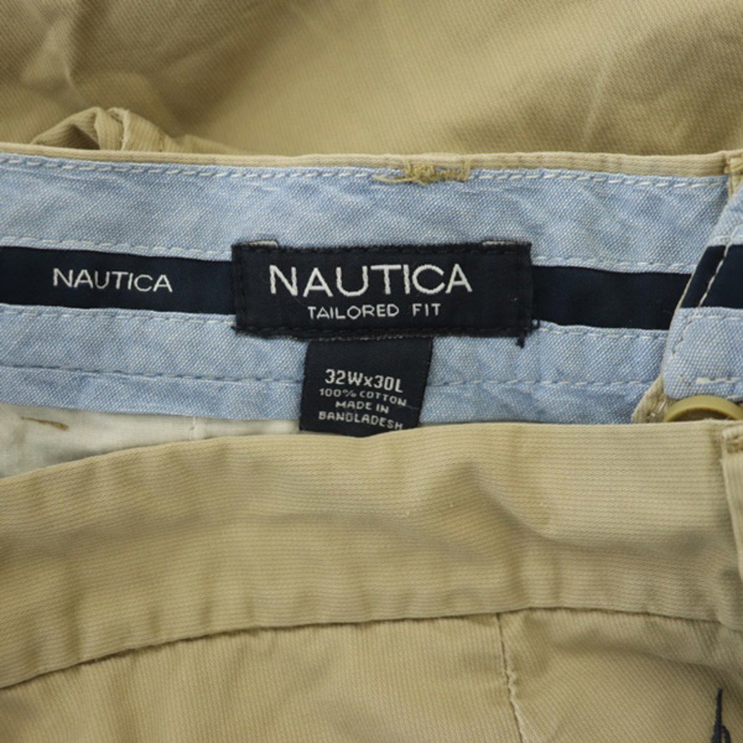 NAUTICA(ノーティカ)のノーティカ コットンパンツ チノパン テーパード W32W30 ベージュ メンズのパンツ(チノパン)の商品写真