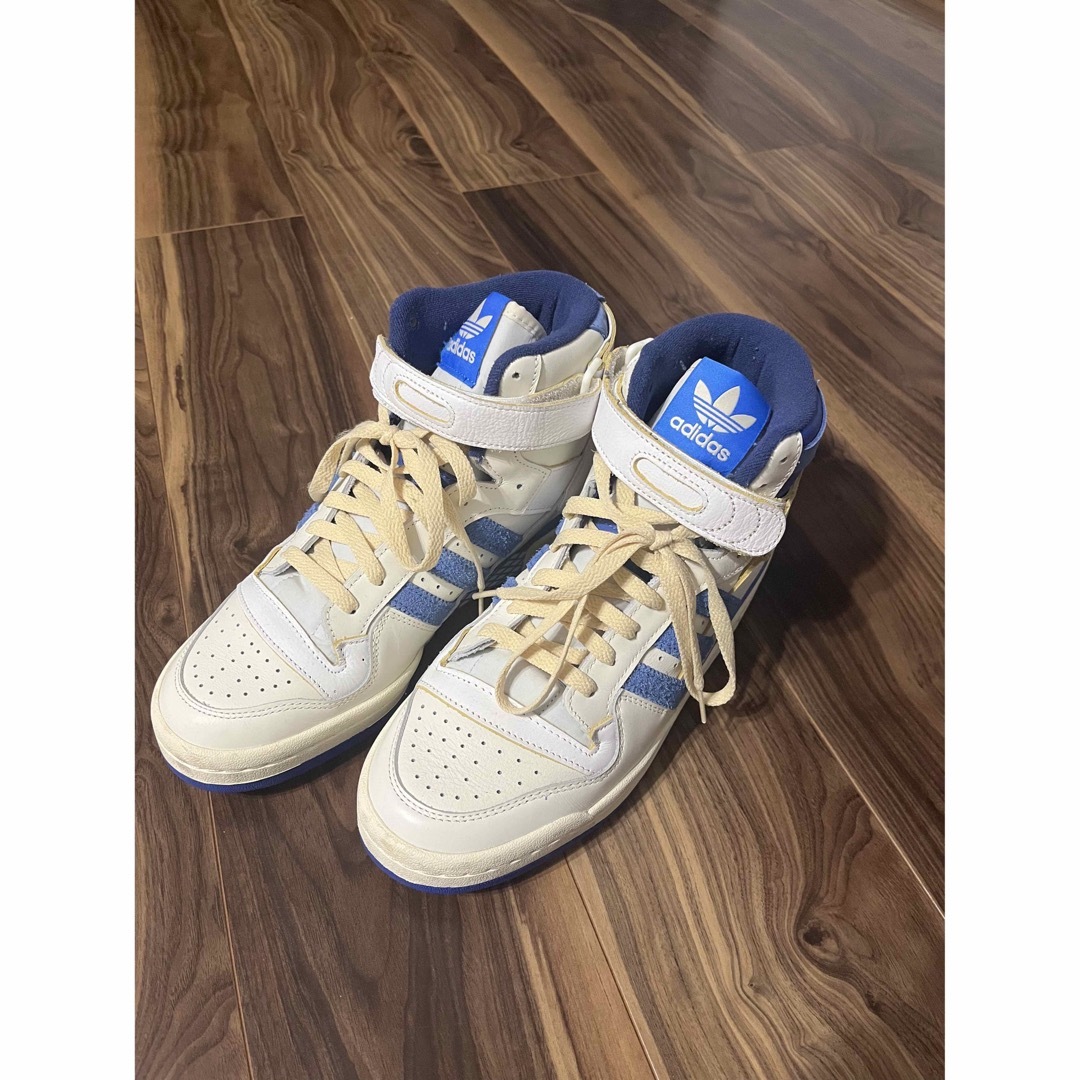 FORUM 84 HIGH  OFFWHITE-BRIGHT BLUE