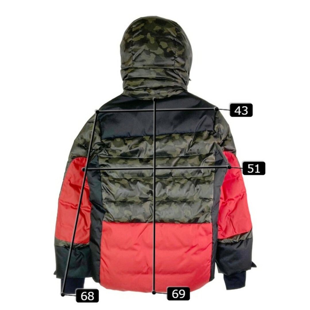 MONCLER(モンクレール)の★MONCLER モンクレール GRENOBLE KANDER グルノーブル カンダー ダウン ジャケット A2-097-41853-85-57623 カモフラ カーキ size0 メンズのジャケット/アウター(フライトジャケット)の商品写真