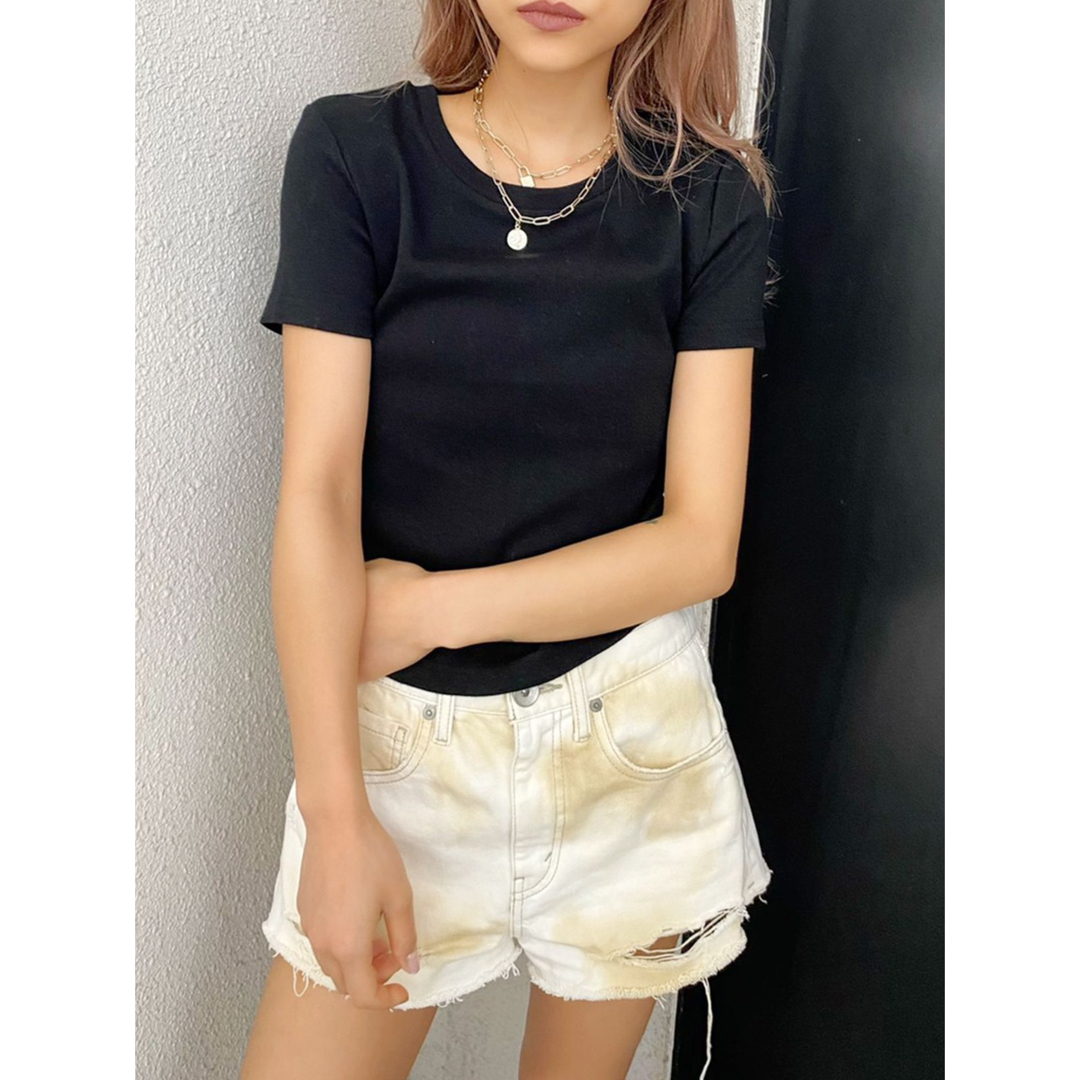 GYDA(ジェイダ)の[美品] GYDA J/W Tiedyeデニムショーパン レディースのパンツ(ショートパンツ)の商品写真