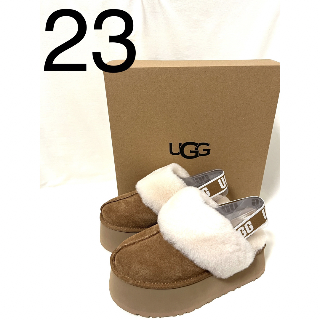 レディース23 UGGファンケット UGG funkette ファー スリッポン