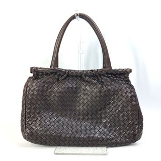 ボッテガヴェネタ(Bottega Veneta)のボッテガヴェネタ BOTTEGA VENETA 823197 イントレチャート トートバッグ カバン ハンドバッグ レザー ダークブラウン(ハンドバッグ)