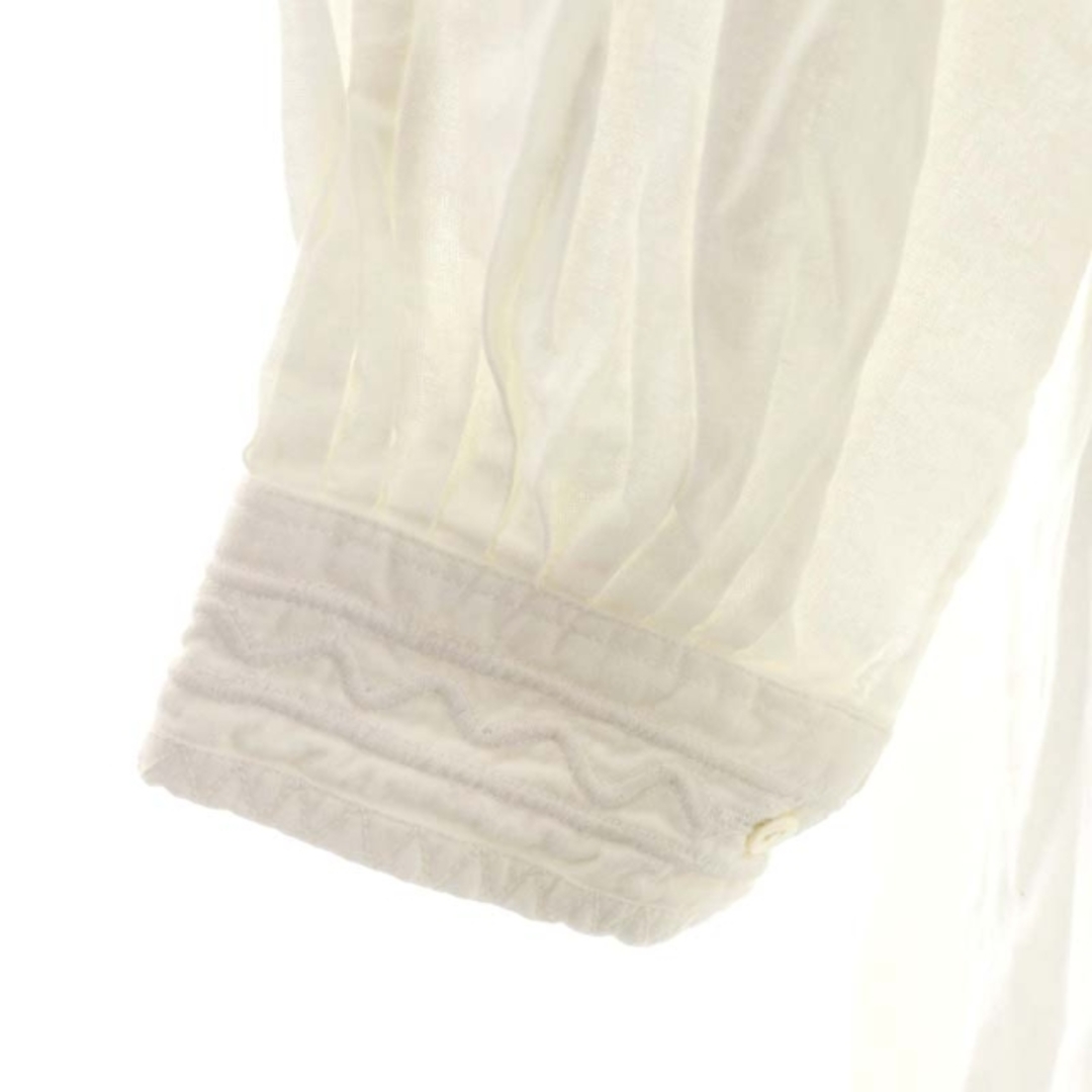 Ungrid(アングリッド)のアングリッド コード刺繍コットンワンピース ロング マキシ 長袖 レディースのワンピース(ロングワンピース/マキシワンピース)の商品写真