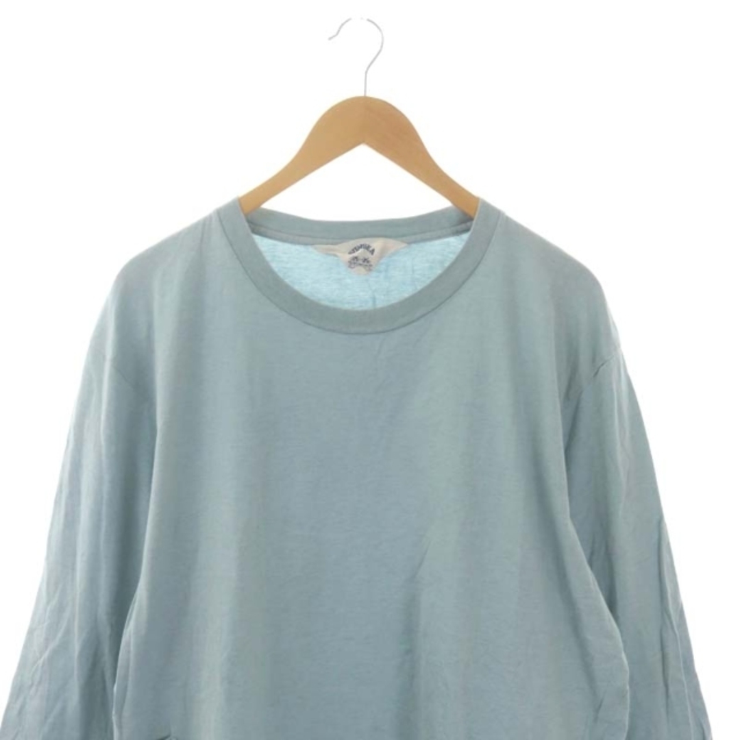 SUNSEA(サンシー)のサンシー ワイドスリーブカットソー チュニック 長袖 3 ライトブルー メンズのトップス(Tシャツ/カットソー(七分/長袖))の商品写真