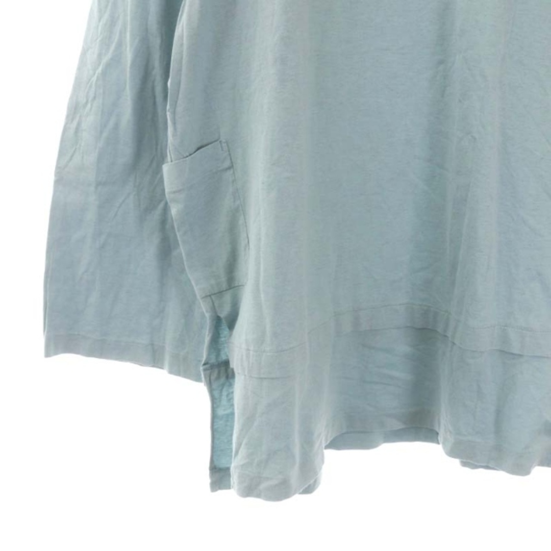 SUNSEA(サンシー)のサンシー ワイドスリーブカットソー チュニック 長袖 3 ライトブルー メンズのトップス(Tシャツ/カットソー(七分/長袖))の商品写真