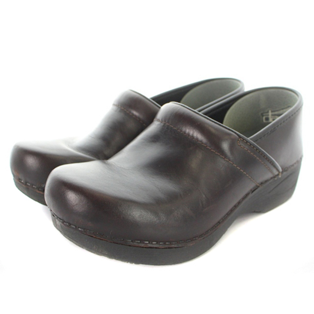 dansko - ダンスコ レザーシューズ スリッポン 39 24.5-25cm 茶色の