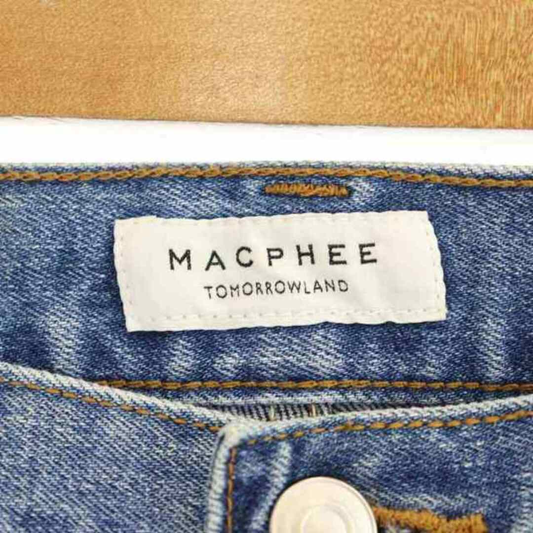 MACPHEE(マカフィー)のマカフィー ブーツカットデニムパンツ ジーンズ フレアパンツ 34 青 ブルー レディースのパンツ(デニム/ジーンズ)の商品写真