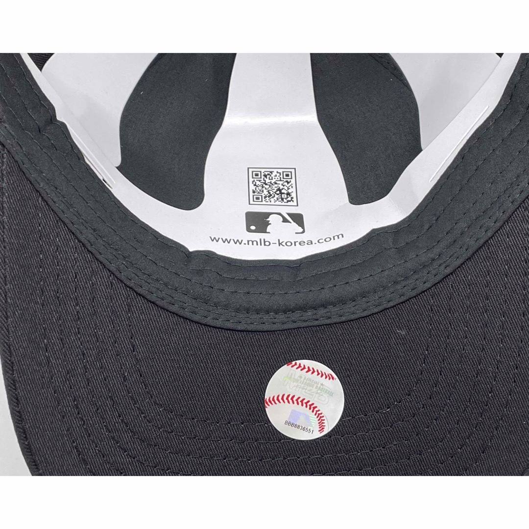 MLB(メジャーリーグベースボール)のユニセックス　MLB  NYヤンキース　キャップ　ブラック　No112 メンズの帽子(キャップ)の商品写真