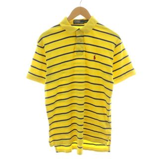 ポロラルフローレン(POLO RALPH LAUREN)のPolo by Ralph Lauren ポロシャツ 半袖 ボーダー S 黄 青(ポロシャツ)