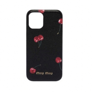 ミュウミュウ(miumiu)のmiumiu ミュウミュウ チェリー さくらんぼ iphone ケース🍒(iPhoneケース)