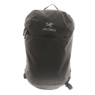 アークテリクス(ARC'TERYX)のアークテリクス コンシール リュックサック デイバッグ チェック柄 ナイロン 黒(リュック/バックパック)