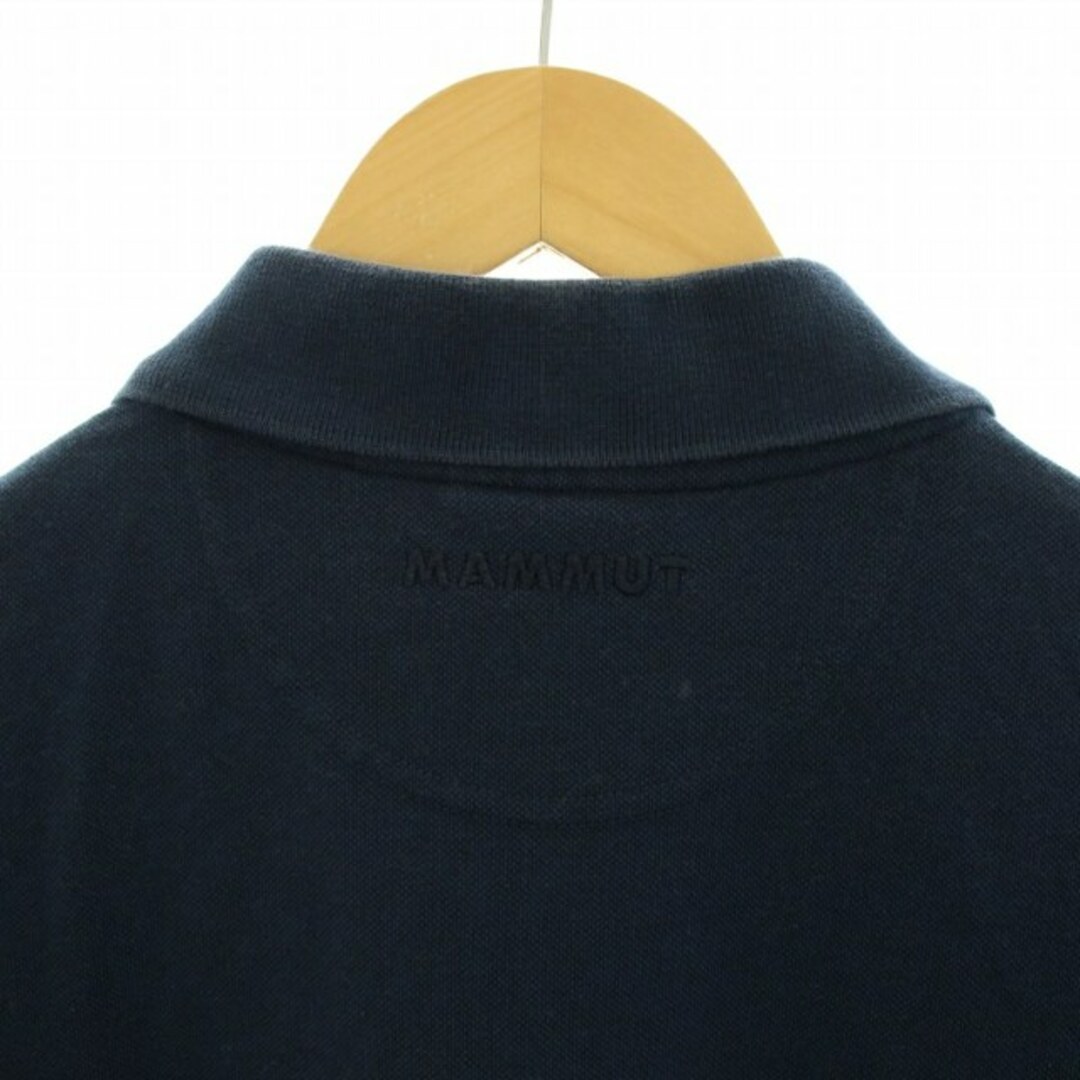 Mammut(マムート)のマムート MAMMUT ポロシャツ 半袖 ロゴワッペン コットン XL 紺 メンズのトップス(ポロシャツ)の商品写真