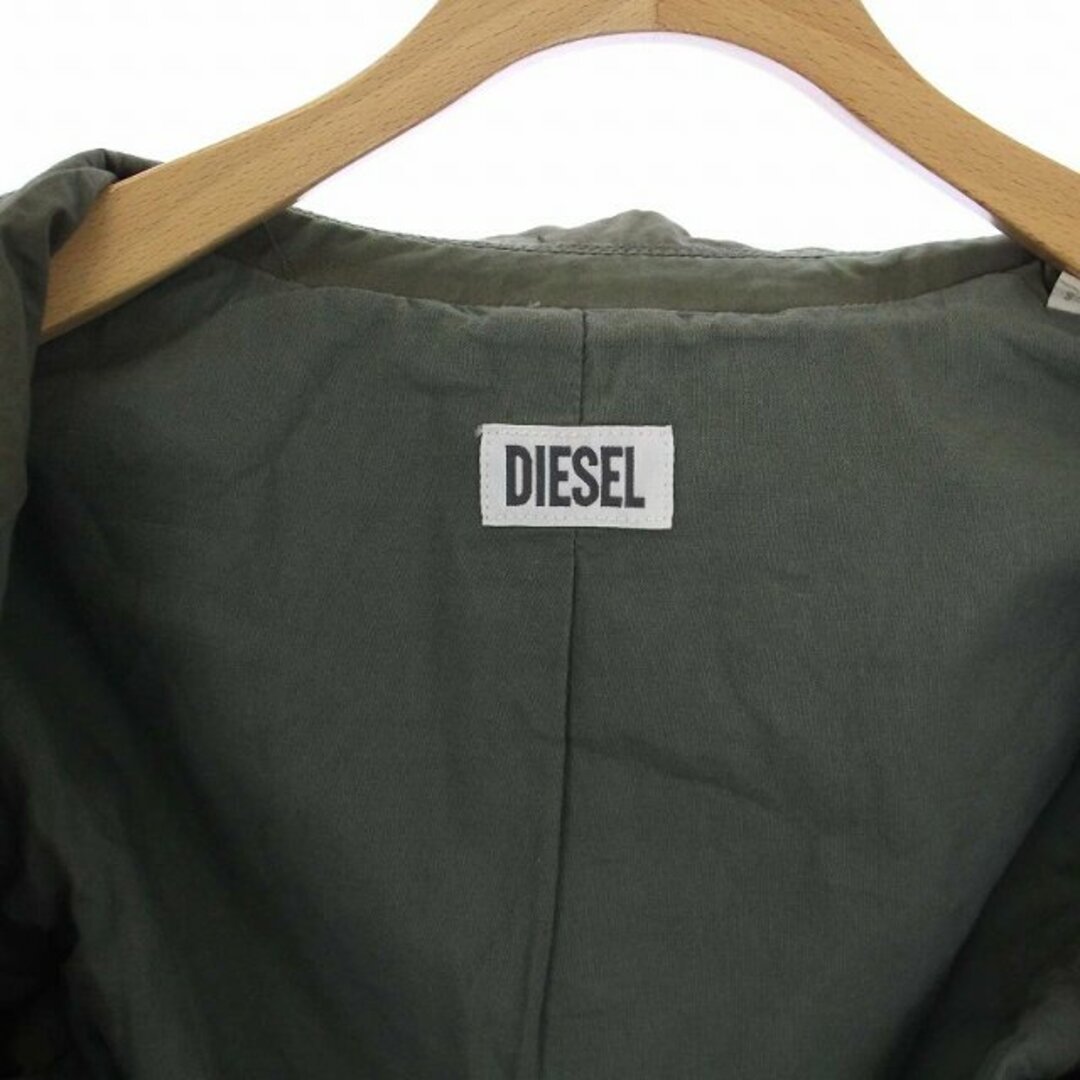 DIESEL(ディーゼル)のディーゼル テーラードジャケット ミリタリー 1B ノーベント S カーキ レディースのジャケット/アウター(その他)の商品写真