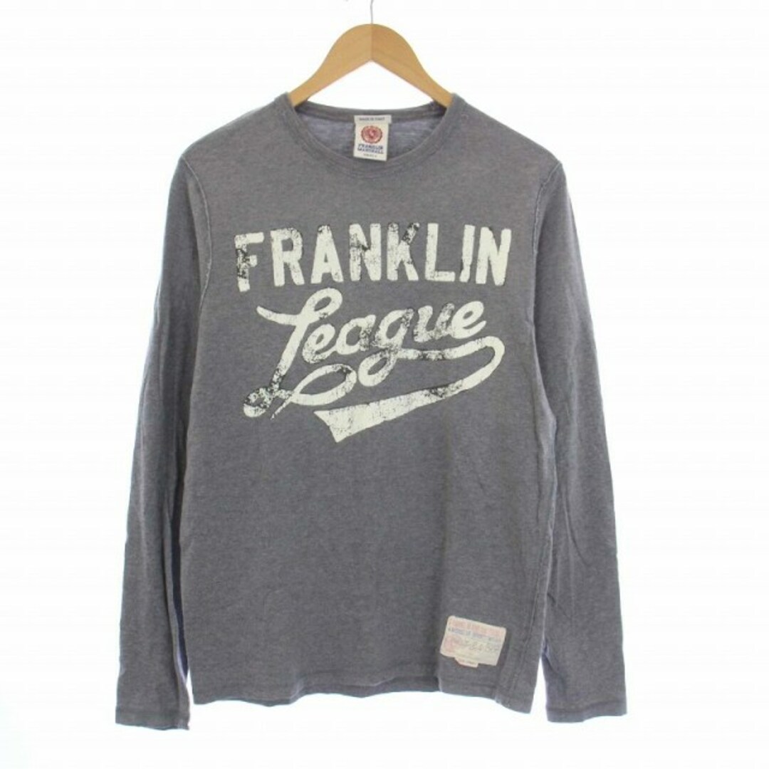 FRANKLIN&MARSHALL(フランクリンアンドマーシャル)のFRANKLIN&MARSHALL Tシャツ ロンT カットソー 長袖 グレー メンズのトップス(Tシャツ/カットソー(七分/長袖))の商品写真