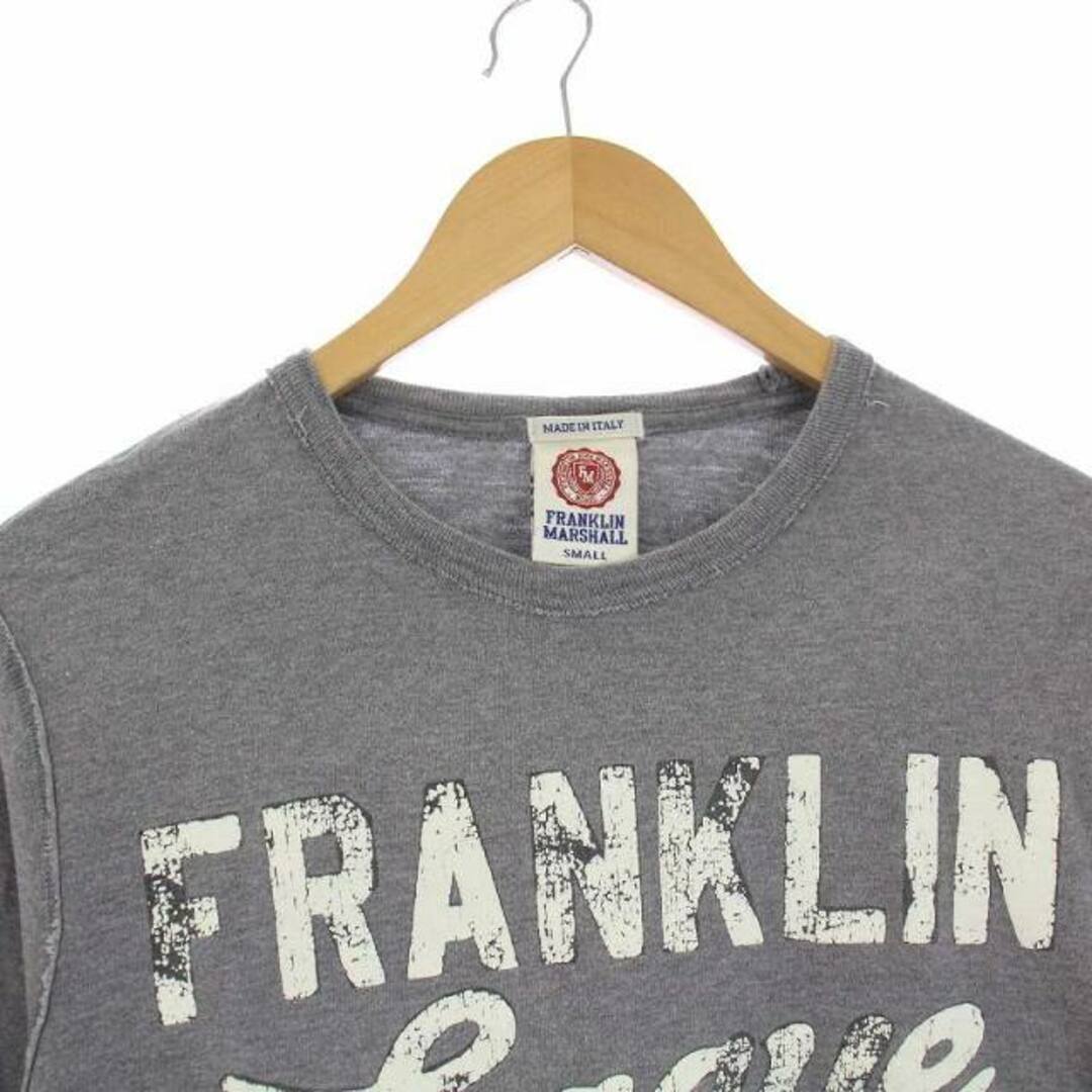 FRANKLIN&MARSHALL(フランクリンアンドマーシャル)のFRANKLIN&MARSHALL Tシャツ ロンT カットソー 長袖 グレー メンズのトップス(Tシャツ/カットソー(七分/長袖))の商品写真