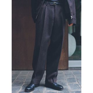 リドム(LIDNM)の【完売品】PREMIUM SHETLAND SLACKS(スラックス)