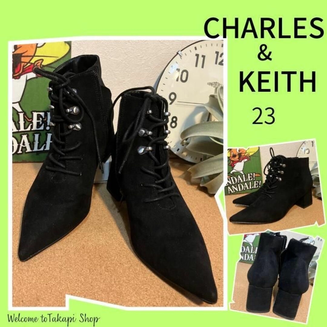 CHARLES & KEITH レースアップ ブーツ abitur.gnesin-academy.ru