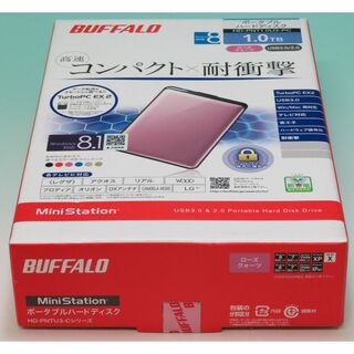 Buffalo - バッファロー USB3.0 HDD 1TB ローズ HD-PNT1.0U3-PCの通販