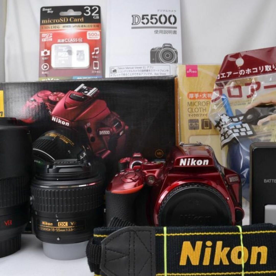Nikon ニコン D5500 ダブルズーム♪ 元箱付★