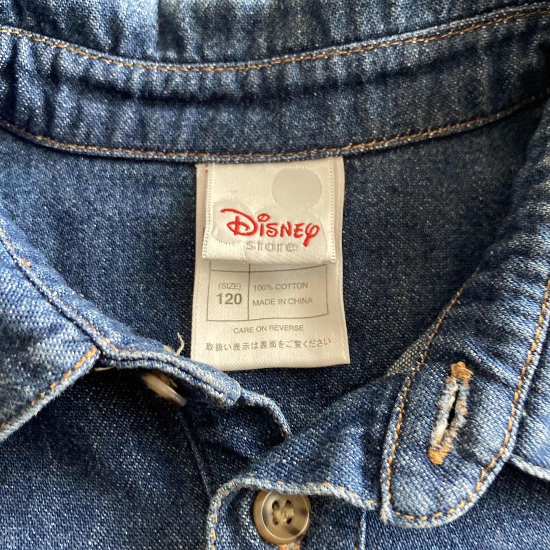 Disney(ディズニー)のDisney Store ディズニーストア デニム ワンピース ミニー 120 キッズ/ベビー/マタニティのキッズ服女の子用(90cm~)(ワンピース)の商品写真