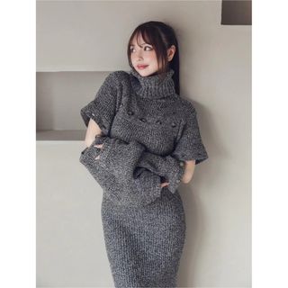 maison celon┊glitter knit dress