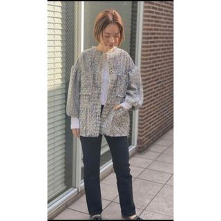 greed international ツイードジャケット-