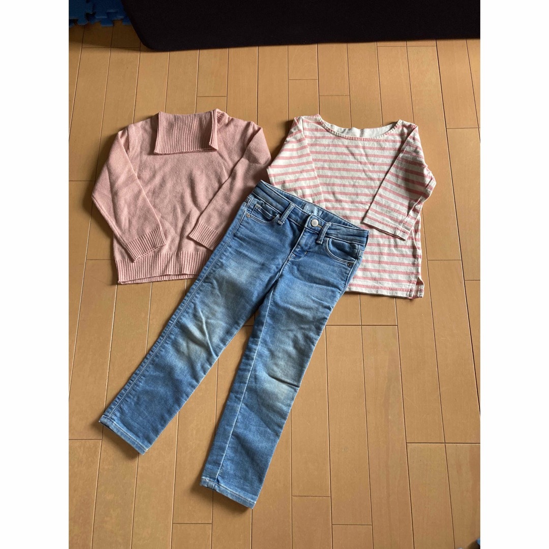 babyGAP(ベビーギャップ)の110センチ　3枚セット キッズ/ベビー/マタニティのキッズ服女の子用(90cm~)(Tシャツ/カットソー)の商品写真