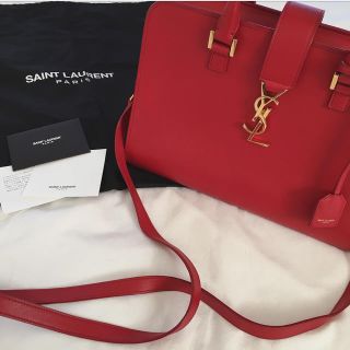 サンローラン(Saint Laurent)のSAINT LAURENT♡カバスモノグラムバッグ(ハンドバッグ)