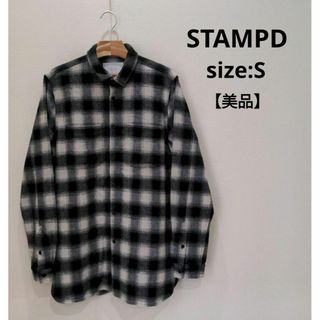 スタンプド(STAMPD)のSTAMPD ネルシャツ 【美品】 長袖 シャツ 秋冬 メンズ S チェック柄(シャツ)