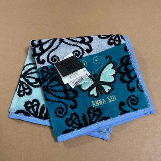 アナスイ(ANNA SUI)のアナスイ最新作タオルハンカチバタフライブルー(ハンカチ)