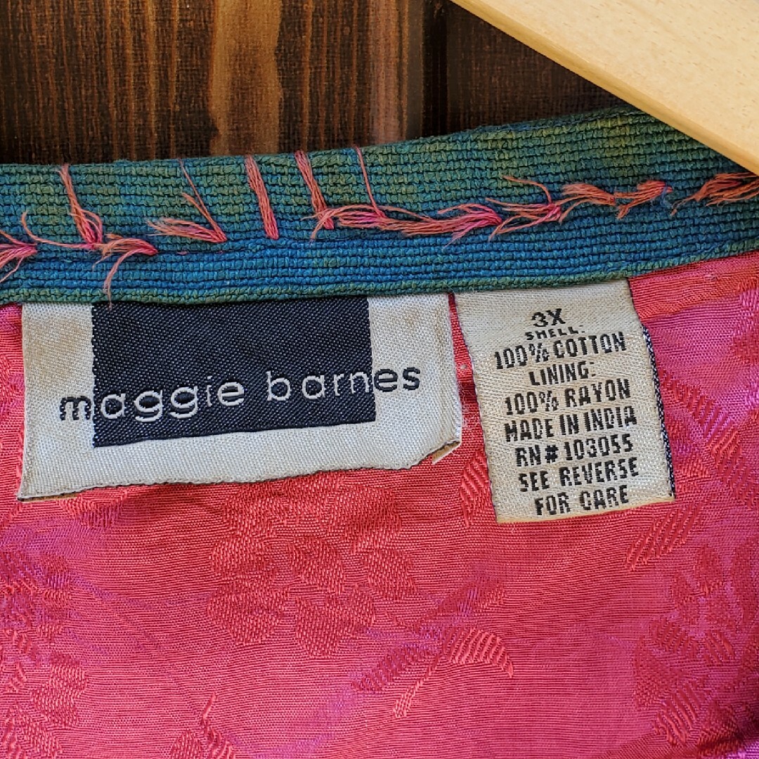 US vintage Maggie barnes インド製 デザイン ジャケット レディースのジャケット/アウター(その他)の商品写真