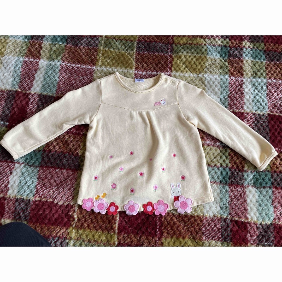 mikihouse(ミキハウス)のミキハウス　トレーナー　女の子 キッズ/ベビー/マタニティのキッズ服女の子用(90cm~)(その他)の商品写真