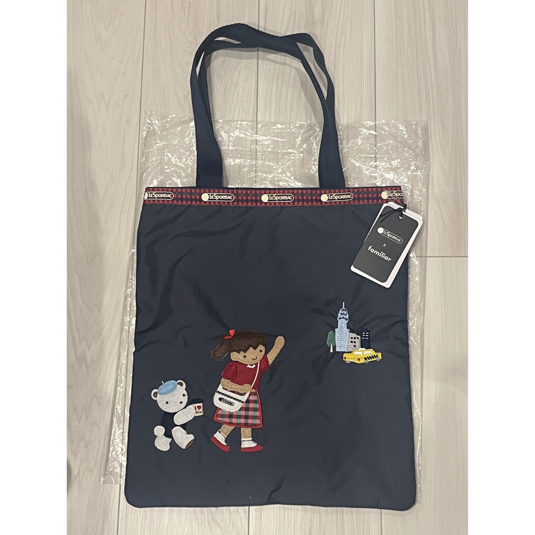 新品レスポートサックとファミリアコラボトートバッグ