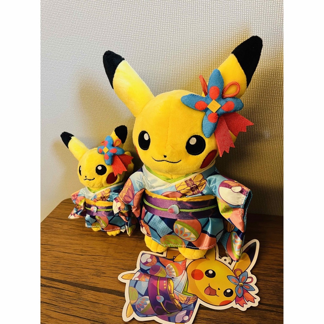 新品未使用!】金沢 限定 加賀友禅着物 ピカチュウぬいぐるみの通販 by