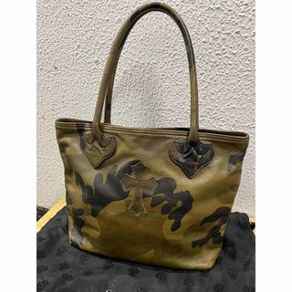 正規美良品 クロムハーツ FSトートバッグ 迷彩 カモフラ/クロスパッチ
