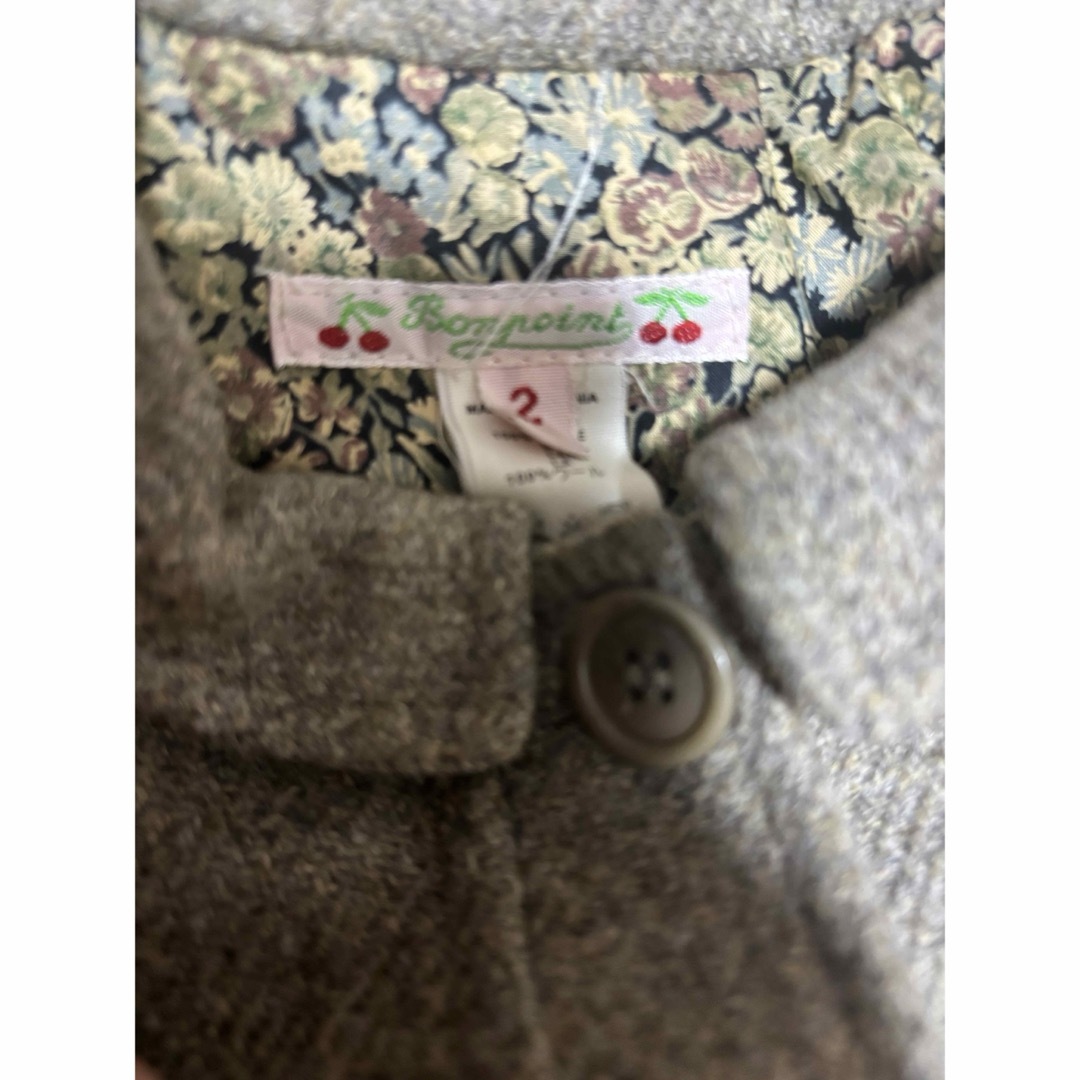 Bonpoint(ボンポワン)のボンポワン　コート　アウター　2a キッズ/ベビー/マタニティのベビー服(~85cm)(ジャケット/コート)の商品写真