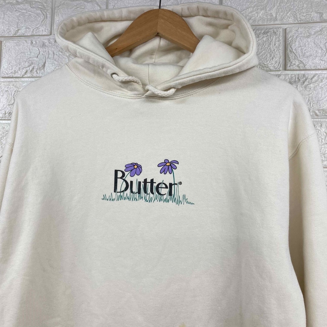 FTC(エフティーシー)の良品 Butter Goods バターグッズ　ロゴプリント　パーカー　M メンズのトップス(パーカー)の商品写真