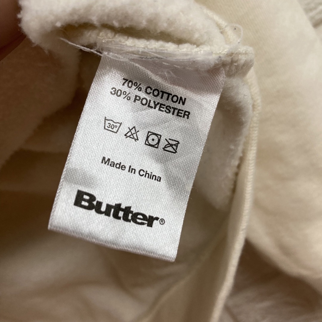 FTC(エフティーシー)の良品 Butter Goods バターグッズ　ロゴプリント　パーカー　M メンズのトップス(パーカー)の商品写真