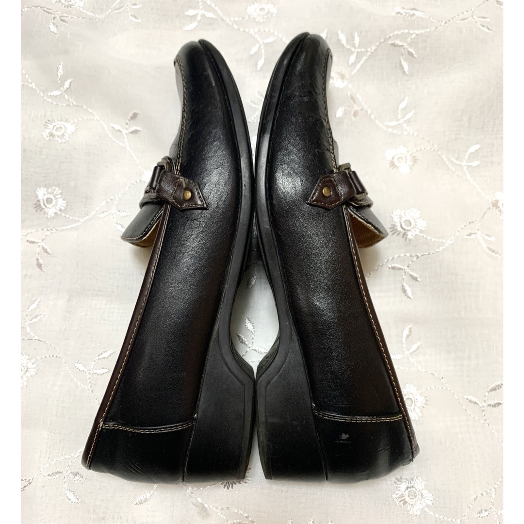 PENELOPE (asics)(ペネローペ)のPENELOPEペネロープ 革靴ローファー ベルト フォーマル 低ヒール 上品 レディースの靴/シューズ(ローファー/革靴)の商品写真