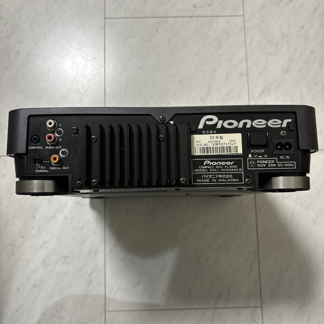 pioneer CDJ-1000MK2 パイオニア
