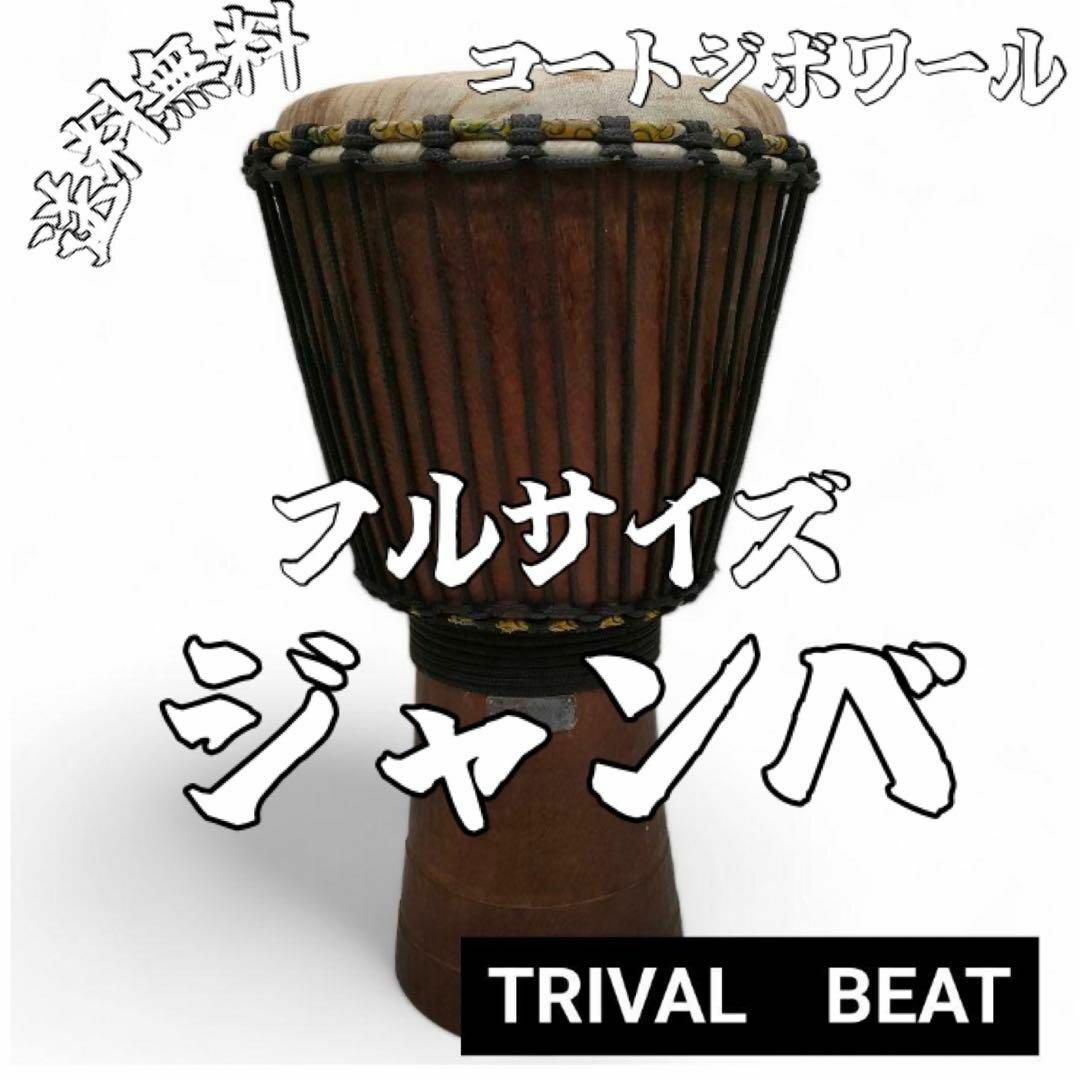 【良品】ジャンベ　フルサイズ　TRIBAL BEAT　コートジボワール　送料無料