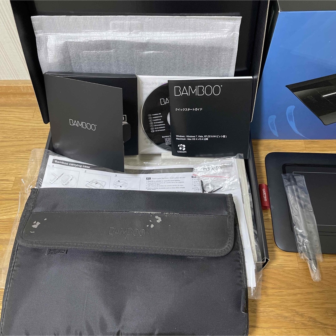 Wacom(ワコム)のペンタブ　BAMBOO Wacom ペンタブレットCTH-460/K0 スマホ/家電/カメラのPC/タブレット(PC周辺機器)の商品写真