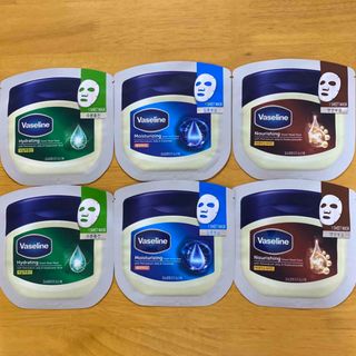 ヴァセリン(Vaseline)の『6枚セット』ヴァセリン シートマスク フェイスマスク　保湿パック(パック/フェイスマスク)